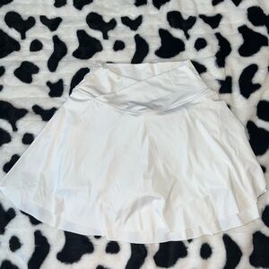 Women’s White Athletic Skort